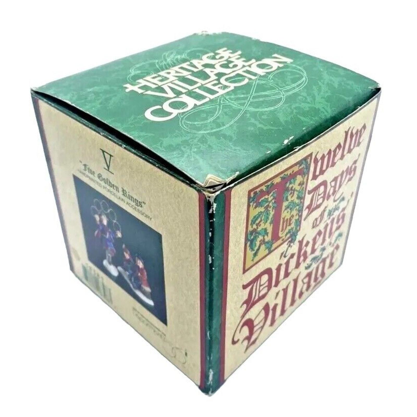 Dept 56 Five Golden Rings Twelve Days of Dickens Village 58381 VTG 1996 In Box Item image 14