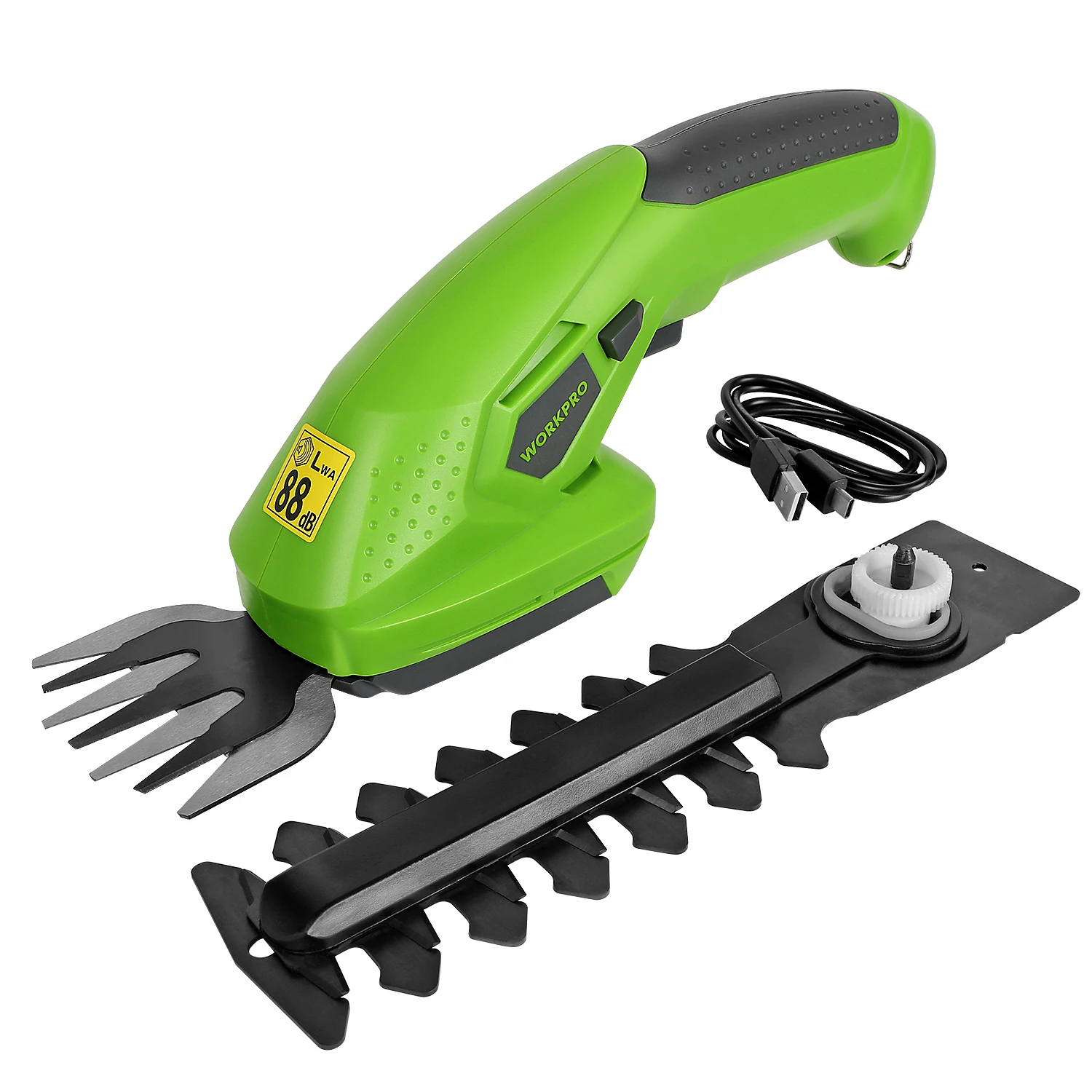 WORKPRO 3.6-7.2V Electric Trimmer 2 in 1 Lithium-ion Cordless Garden Tools Hedge - £44.89 GBP+