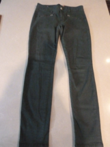 Cabi Womens 6  Green Jegging Skinny Jeans  W 32 I 30 R 8.5 Cuff 5.25 - $17.70
