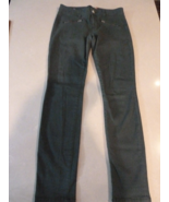 Cabi Womens 6  Green Jegging Skinny Jeans  W 32 I 30 R 8.5 Cuff 5.25 - $327.61 MXN