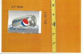  Medium Square Size Pepsi Diet 12 oz CAN Soda Vending Machine Flavor Strip - £3.18 GBP