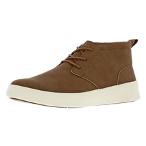 IZOD Men's Chukka Boot Memory Foam Padded Collar Brown Black Colors - $27.97