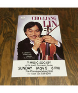 Vintage ad for Cho Liang Lin concert Y music society The Carnegie music ... - $27.08 CAD