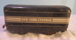 VINTAGE BLACK  NEW YORK CENTRAL  COAL CAR METAL O GAUGE TRAIN - £14.38 GBP