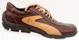 Kenneth Cole Reaction Shoes Mens Size 7.5   Driving Brown Leather  Italy - $24.74