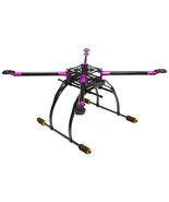 CUSTOM MACHINED ALLOY+CARBON FIBER QUADCOPTER UPGRADE FRAME 550 SIZE FOL... - $119.53 CAD