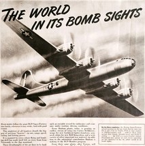 1944 Boeing Flying Fortress WW2 Advertisement Hudson Motor Transportatio... - $778.12 MXN