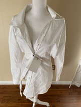 Alexander Wang Shirt Dress White sz 0 $595 - $296.01