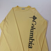 Columbia PFG M1409 Mens Yellow Fishing Graphic Long Sleeve Pullover Shirt Size S image 13