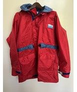 High Seas Foul Weather Gear Heavy Duty Jacket Deep Sea Fishing Mens XL Red - $60.51 CAD