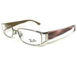 Ray-Ban Eyeglasses Frames RB6157 2501 Silver Brown Pink Horn Wire Rim 51... - $111.51
