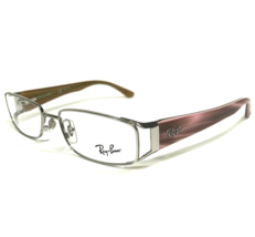 Ray-Ban Eyeglasses Frames RB6157 2501 Silver Brown Pink Horn Wire Rim 51-16-130 - £88.11 GBP