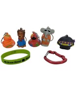 Jump Rope Heart Rubber Duck Keychains Monster Squad Super Dog Quacky Spl... - $29.70