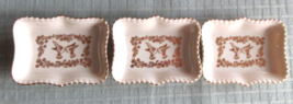 3 Vintage Lenox Porcelain Wedding Promises Collection Ivory Gold Ring Tray Rare - £22.14 GBP