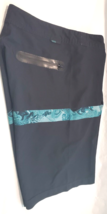 Vissla Board Shorts Men&#39;s Size 32  Black Drawstring Hook and Loop Whales - £20.22 GBP