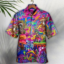 Hippie Magic Trippy Mushroom Awesome Hawaiian Shirt, Gift for men, S-5XL... - £8.27 GBP+