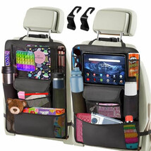 BackSeat Car Organizer for Kids with 2 Headrest Hooks, Kick Mats Water P... - $1,113.63 MXN