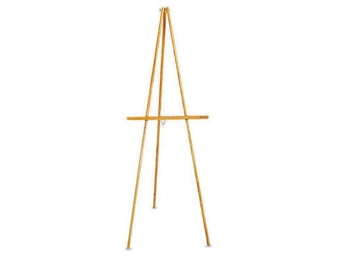 BOONE OAK WOOD EASEL MODEL 2250, 61″ TALL, 3.7 LBS LIGHTWEIGHT  *NEW* - $7.75