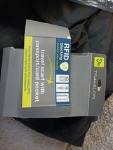 TRAVELON Anti-Theft RFID Scarf Hidden Bag Reiseschal Travel Blanket - £19.41 GBP