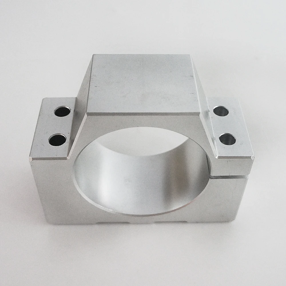 Spindle Clamp Diameter 52mm 65mm 80mm Aluminum Motor cket CNC Carving hine Parts - £165.75 GBP