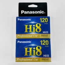 2 Pack Panasonic Hi8 Hi8MP Video Tapes 120 min NV-P6120H Sealed Professi... - £9.46 GBP