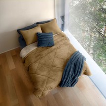 Amber Blanket With Sherpa Very Softy Thick And Warm Queen Size Made In Mexico - £62.14 GBP