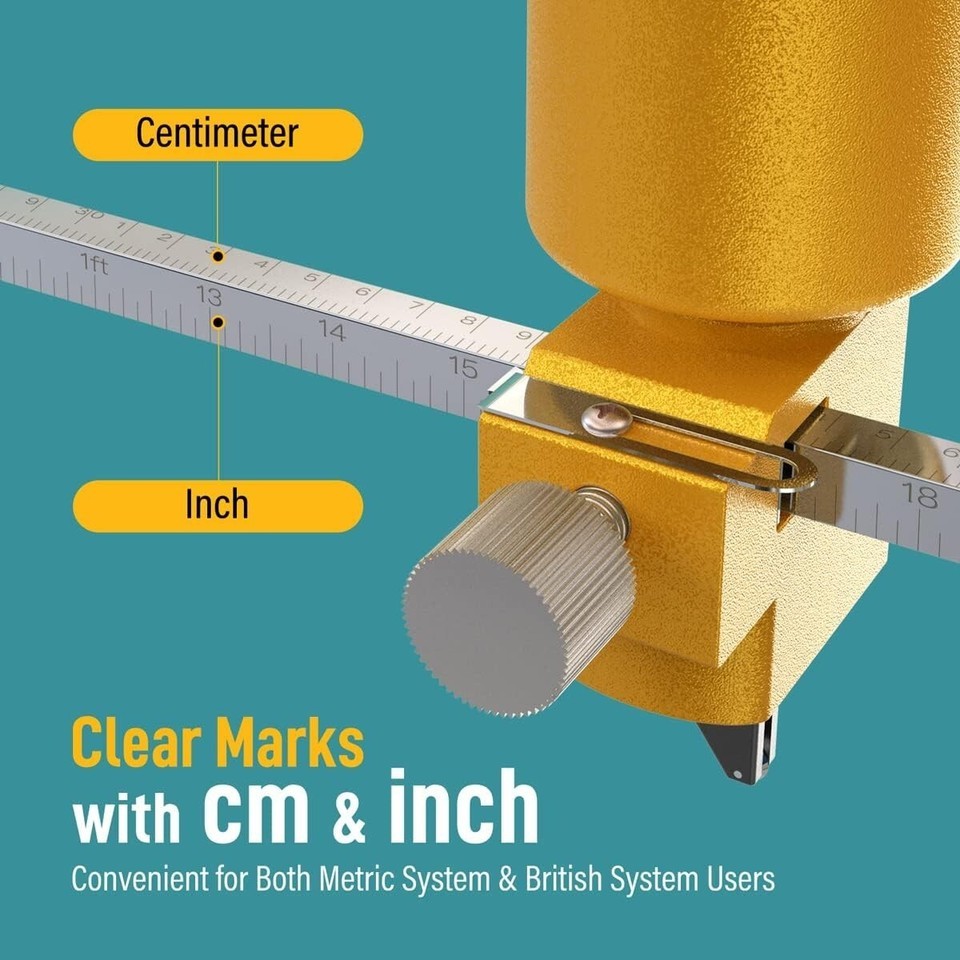 Diamond Glass Cutter with Round Handle - 24" Heavy-Duty Tool for Precision Cuts Item image 7