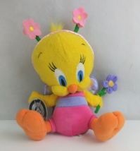 Warner Bros Looney Tunes Butterfly Flower Fairy Tweety Bird 10&quot; Plush Rare - $14.54