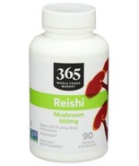 12/2027 365 by Whole Foods Market, Reishi Mushroom, 90 Count - $344.36 MXN