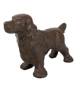 Rustic Cast Iron Metal Whimsical Cocker Spaniel Puppy Dog Standing Figurine - £20.36 GBP