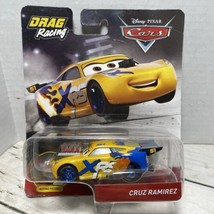 Disney Pixar Cars Drag Racing Cruz Ramirez Moving Pistons Diecast Race Car 1:64 - £10.33 GBP