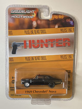 Green Light *Hollywood 28* Hunter Black 1969 Chevrolet Nova Police Car *Nip* - £10.16 GBP