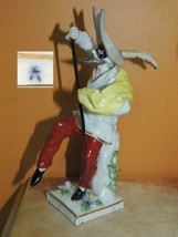 Porcelain Figurine 7.5&quot; Comeddia dell&#39;Arte ?Zanni Jacques Callot Vintage... - $449.99