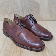 Mezlan Fiore Mens Dress Shoes Sz 8 M Brown Leather Split Toe Derby  - £33.34 GBP