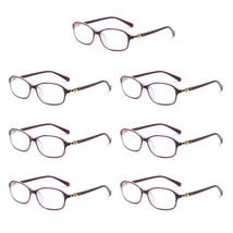 7 PK Womens Blue Light Blocking Reading Glasses Readers for Computer Pap... - $16.59