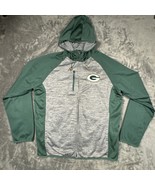 Green Bay Packers Zip Up Hoodie XL Mens NFL Front Chest Pocket - $61.40 CAD