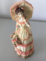Ornament - Umbrella Girl (Cream Dress) - £1.47 GBP