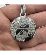 Swarovski Women Jewelry Signature Swan Pendant Necklace Reversible 18in - £109.73 GBP