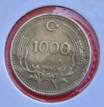 1990 (BC) 1000 Lira Coin-
show original title

Original TextMoneda de Tu... - $5.37