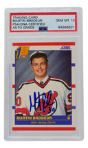 Martin Brodeur Signed 1990 Score New Jersey Devils Rookie Card #439 PSA/DNA - $164.88