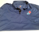 Domino’s Pizza Employees Polo Shirt 2XL Workwear Blue DW1 - $12.86