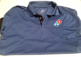 Domino’s Pizza Employees Polo Shirt 2XL Workwear Blue DW1 - £10.11 GBP