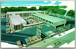 Artist Concept Fenway Motor Hotel Motel Boston Massachusetts Chrome Postcard C14 - £2.30 GBP