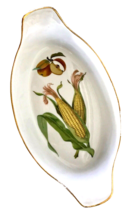 Evesham Gold Augratin Porcelain Royal Worcester Fruit Gold Trim 13-3/4 x... - $29.02