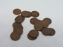20 Pcs Old Wheat Penny Lincoln Coins Pennies Circulated Vintage Antique Collect - £10.71 GBP