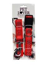 Pet Collar and Leash Set Red - $4.95