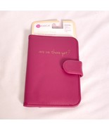 Brand New Passport Holder Cover Travel Wallet Are We There Yet Pink - $13.42
