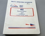 Cessna 1977 Pilots Operating Handbook Model 402B - $69.29