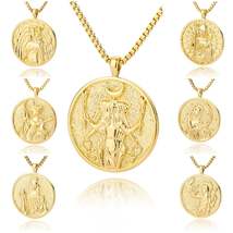 Greek Mythology Necklaces | Antique Coin Pendants Of Artemis, Aphrodite, Athena, - £13.91 GBP