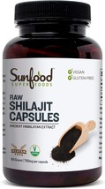 Sunfood Superfoods Pure Himalayan Shilajit Capsules | 500 mg Capsules. 90 Count  - £39.01 GBP